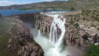 Wyoming Dam Spills OVER!