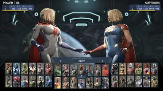 Injustice 2 - Powergirl vs Supergirl