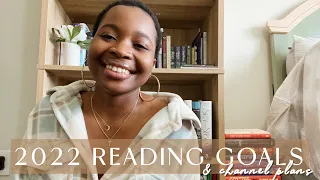 hello booktube! | 2022 reading goals and channel plans