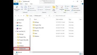 How to Restore Files from Windows old in Windows 10