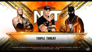 JOHN CENA VS ROCK VS BLACK SPIDER      |   WWE