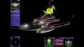 Star Force Class vs Romulan Temar Hathos cruisers | Remastered v1.2 | Star Trek Bridge Commander