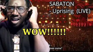 RAP FAN REACTS TO "SABATON - Uprising (OFFICIAL LIVE)" FIRST TIME REACTION