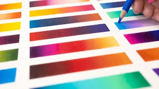 21 Prismacolor Pencil Color Blends to Try! (Tutorial)