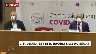 Le duo de scientifiques, Jean-François Delfraissy et Didier Raoult, entendu par le Sénat