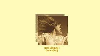 love story - taylor swift ( sped up )
