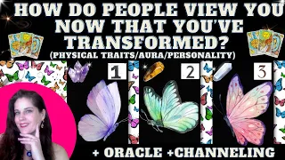 HOW DO PEOPLE VIEW YOU NOW THAT YOU'VE TRANSFORMED?👁🦋BODY + PERSONALITY! TAROT PICK A CARD (+oracle)