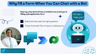 Why Fill a Form When You Can Chat with a Bot?