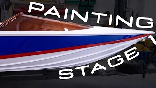 Painting a British Race Boat | The Stapley Boat Restoration Pt8