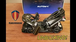 *[Unboxing]* 1:18 Koenigsegg One:1 by AUTOart- Carbon Fiber!!