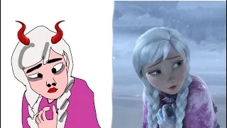 Frozen 2 Elsa funny Drawing memes -Try not To laugh