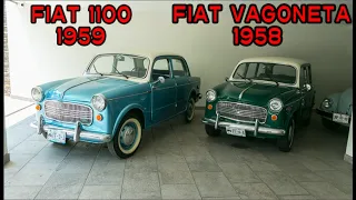 Fiat 1100 1959/Fiat Vagoneta 1958 Dos Grandes compactos italianos