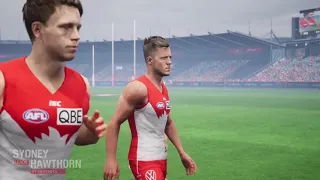 AFL Hawthorn VS Sydney Highlights R6 2022 AFL Evolution 2