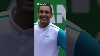 This Tennis Return Was So Good...Kyrgios Challenged His Own Serve 😅