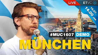 LIVE | MÜNCHEN - Friedensdemo & Aufzug | 16.07.22 | ab 14 Uhr | #muc1607