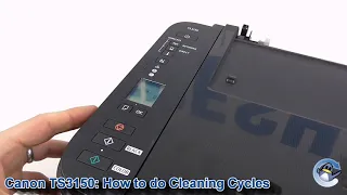 Canon Pixma TS3150/TS3151: How to do Cleaning and Deep Cleaning Cycles to Improve Print Quality