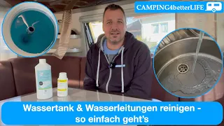 Camping - Tipp: Wassertank und Wasserleitungen im Wohnwagen/ Reisemobil reinigen - so einfach geht´s