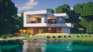 Minecraft | Modern Starter House (Relaxing Tutorial)