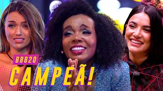 THELMA CAMPEÃ! O DISCURSO EMOCIONANTE DA FINAL DO BBB20! 😭💛 | BIG BROTHER BRASIL 20