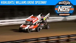 World of Outlaws NOS Energy Drink Sprint Cars Williams Grove Speedway October 3, 2020 | HIGHLIGHTS