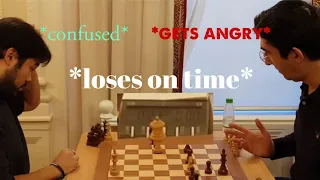 Kramnik LOSING ON TIME compilation *GETS ANGRY*