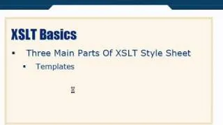 XML Tutorial   55 XSLT Basics