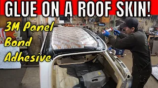 3M Panel Bonding Adhesive:  Truck Cab Roof Replacement