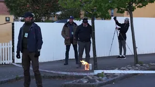 Stram Kurs demo del 2 på Nankes Plads i Korsør