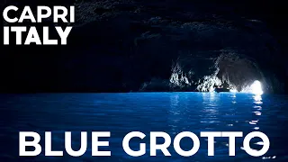 Capri Italy - INSIDE The Blue Grotto Cave #shorts