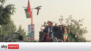 Imran Khan: The moment former Pakistan PM was shot during rally