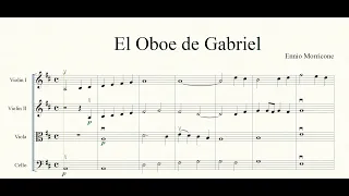 Gabriel's Oboe String Quartet Arrangement