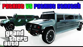 PATRIOT VS PATRIOT STRETCH Review GTA 5 Online  Hummer vs Limo Hummer ! NEW !