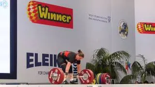 European Weightlifting Championships 2014 Tel Aviv Israel Women 75kg C&J