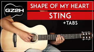 Shape Of My Heart Guitar Tutorial Sting Guitar Lesson |Fingerpicking|