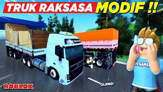 ANTAR PAKET NAIK TRUK OLENG RAKSASA MODIF BRAZIL !! ROLEPLAY BUS INDONESIA - Roblox