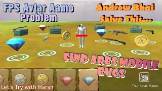 Find ARBS MOBILE Bugs | FPS Avtar Aamo Problem | Solve This..! | Animal Revolt Battle Simulator |