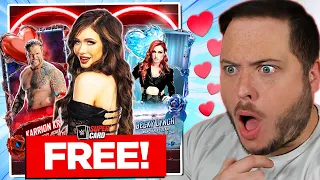 How to Get FREE Valentine Cards in WWE SuperCard! Bunches of Punches is INSANE!