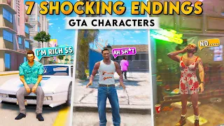 7 SHOCKING 😱 GTA Character Endings You've Never Heard of | Hindi