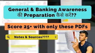 How to Prepare General Awareness for Bank Exams? | Notes | GA for SBI PO, IBPS PO, RRB PO