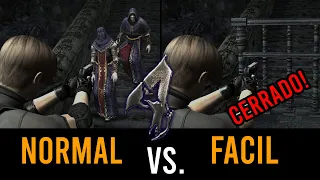 Play Resident Evil 4 on Easy REMOVE areas from the game | Differences between the four difficulties