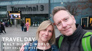 Walt Disney Word Vlog | Travel Day | LHR - MCO | Port Orleans Riverside | Yeeha Bob | Jan 2024