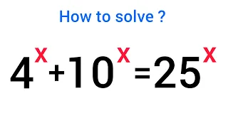 A Nice Maths Olympiad Exponential Problem