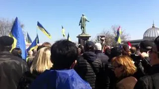 Одесса поет гимн, 30 марта 2014