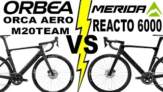 Orbea ORCA AERO M20TEAM VS Merida REACTO 6000 (2021 Models)