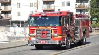 *Large response* Seattle Fire Ladder 8, Engine 17, Battalion 2, Medic 44, Safety 2, Aid 10, Aid 14