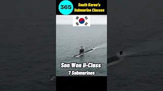 South Korea's Submarine Classes #shorts #geowatch365