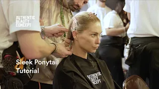 Sleek Ponytail Tutorial | Backstage at London Fashion Week SS24