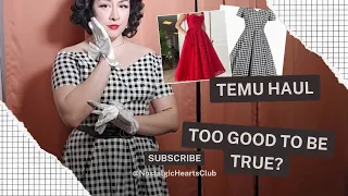 Temu Review- is it a scam? Vintage Style Haul