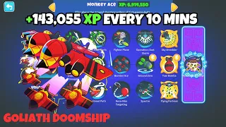 FASTEST Monkey Ace XP Farm for Paragon BTD-6