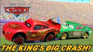 Disney Pixar Cars | The King's Big Crash, But The Roles Are Reversed